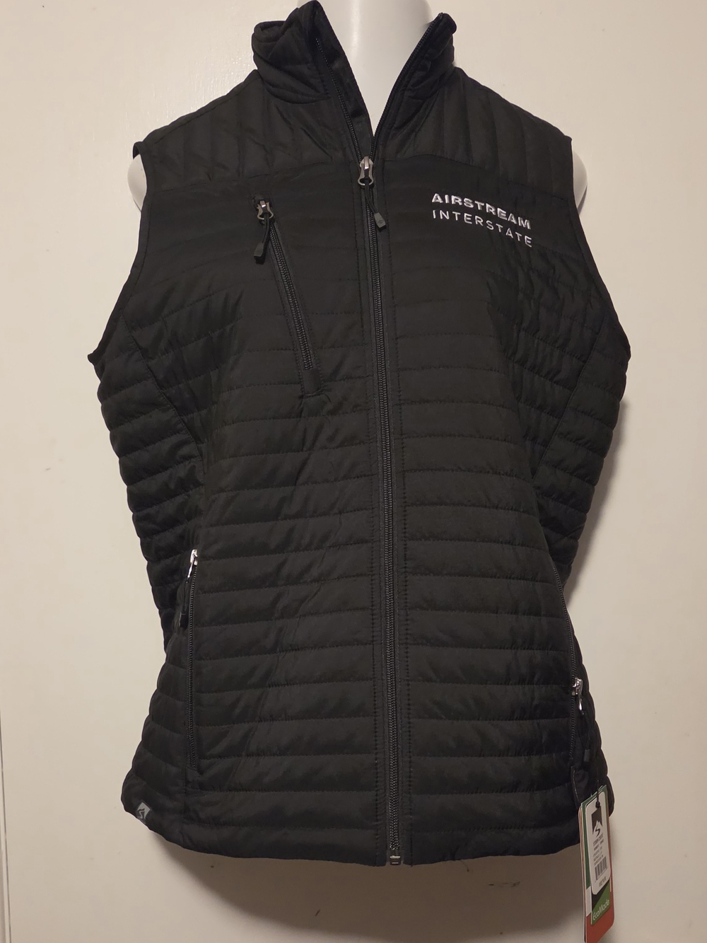 Storm Creek L Large Airstream Interstate Quilted Black Puffer Vest